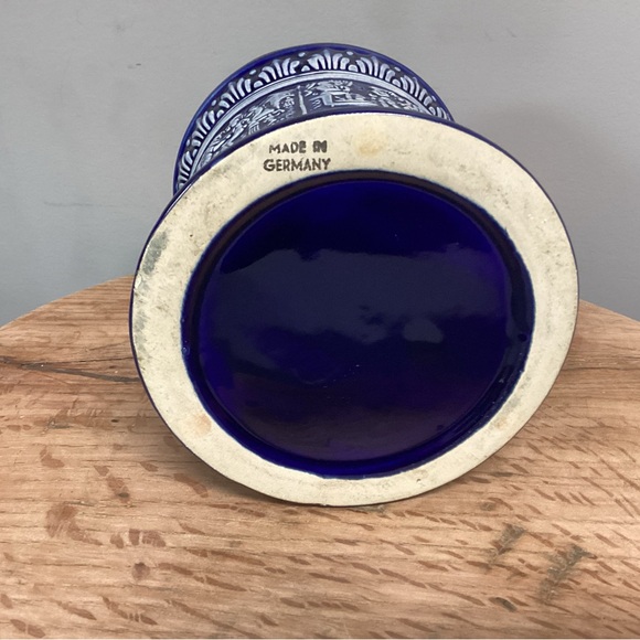 🔵 Vintage - Marzi and Remy Tobacco Jar / Humidor - No Lid - Made In Germany - Picture 8 of 12